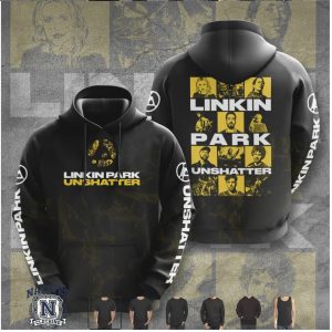 Linkin Park Unshatter Band Members Mosaic Graphic Hoodie
