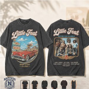 Little Feat Waiting For Columbus Time Loves A Hero Classic Rock T Shirt