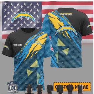 Los Angeles Chargers Football Personalized Graphic T Shirt