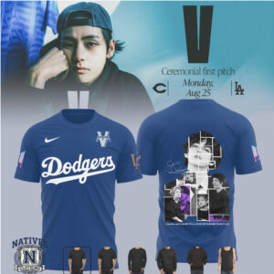 Los Angeles Dodgers V Ceremonial First Pitch T Shirt