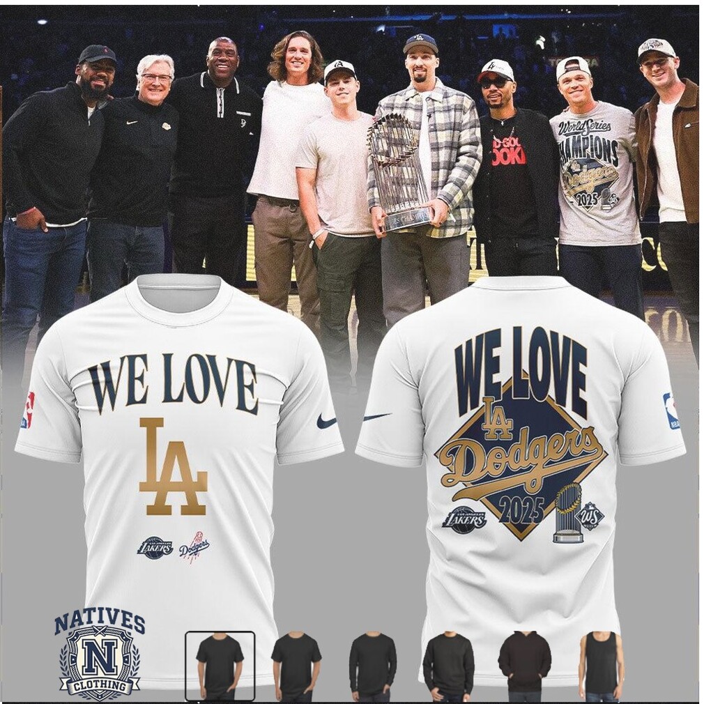 Los Angeles Dodgers World Series Champions LA Baseball T Shirt Los Angeles Dodgers World Series Champions LA Baseball T Shirt