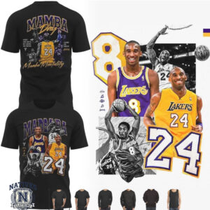Los Angeles Lakers Kobe Bryant 24 Mamba Mentality Day T Shirt