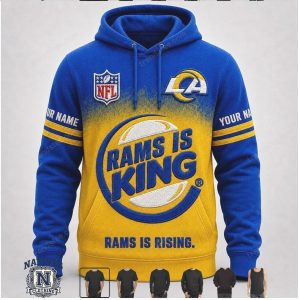 Los Angeles Rams Custom Name Graphic Football Apparel Hoodie Shirt