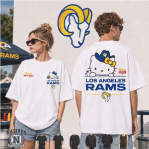 Los Angeles Rams Hello Kitty Cowboy Hat T Shirt