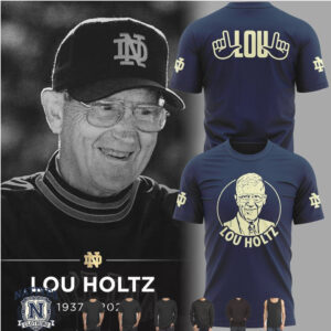 Lou Holtz Notre Dame Legend Memorial T Shirt