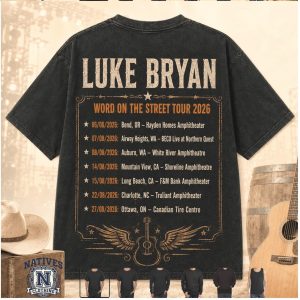 Luke Bryan Country Music Word On The Street Tour Vintage T Shirt