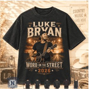 Luke Bryan Country Music Word On The Street Tour Vintage T Shirt