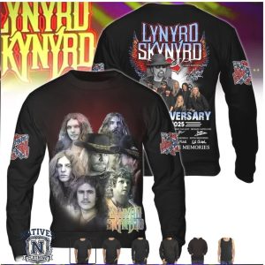 Lynyrd Skynyrd 61st Anniversary Memories Rock Band Music T Shirt
