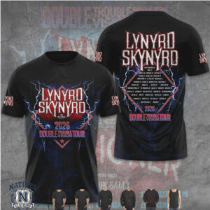 Lynyrd Skynyrd Double Trouble Vision Tour 2026 T Shirt