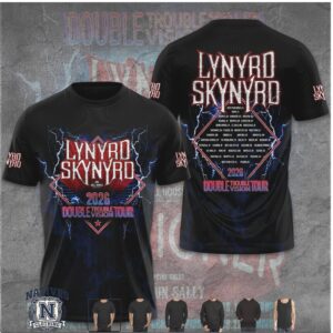 Lynyrd Skynyrd Double Trouble Vision Tour 2026 T Shirt