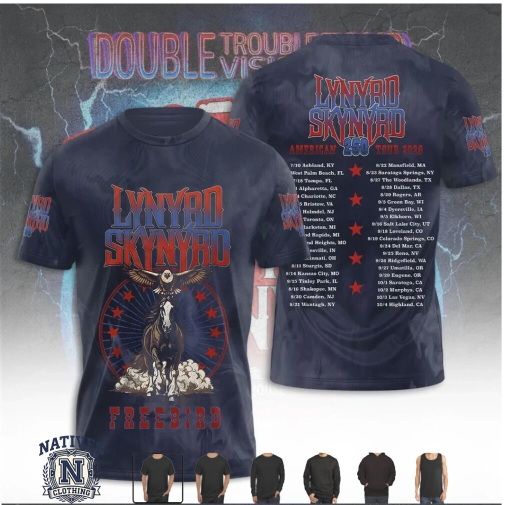 Lynyrd Skynyrd Freebird Horse American 250 Tour 2026 T Shirt Lynyrd Skynyrd Freebird Horse American 250 Tour 2026 T Shirt