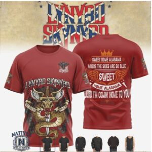 Lynyrd Skynyrd Winged Snake Sweet Home Alabama Quote T Shirt