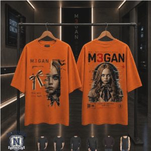 M3GAN Model 3 Generative Android Horror Movie Streetwear T Shirt
