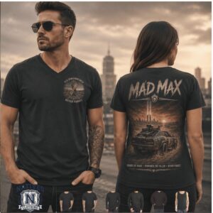 Mad Max Post Apocalyptic Wasteland Car 911 Tribute T Shirt