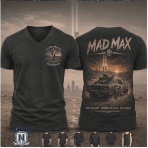 Mad Max Post Apocalyptic Wasteland Car 911 Tribute T Shirt
