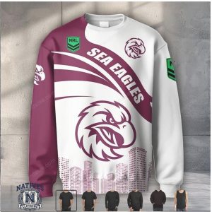 Manly Warringah Sea Eagles NRL Skyline Jacket Hoodie