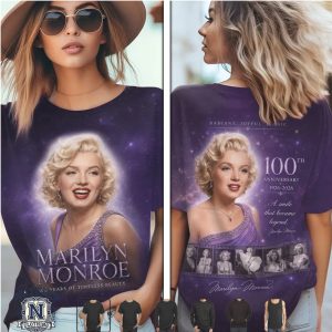 Marilyn Monroe One Hundredth Anniversary Timeless Beauty T Shirt