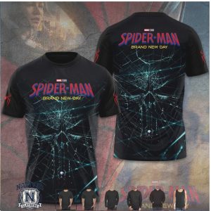 Marvel Spider Man Brand New Day Broken Glass Web T Shirt