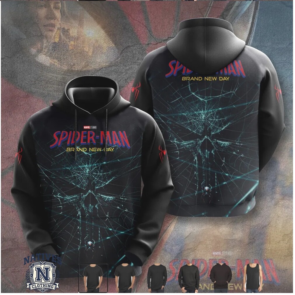 Marvel Spider Man Brand New Day Broken Glass Web T Shirt Marvel Spider Man Brand New Day Broken Glass Web T Shirt
