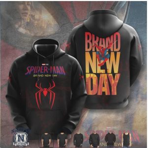Marvel Spider Man Brand New Day Classic Logo Graphic T Shirt