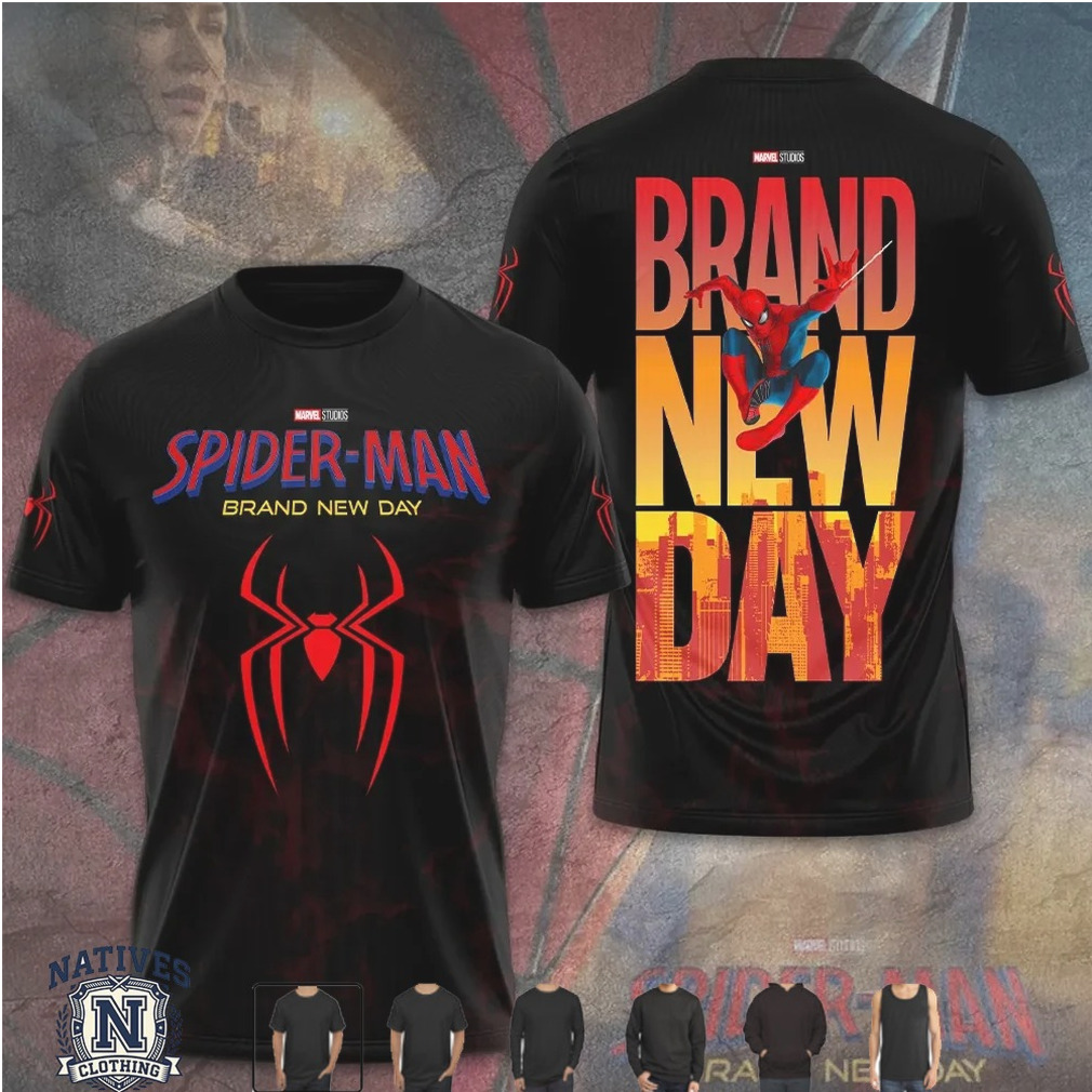 Marvel Spider Man Brand New Day Classic Logo Graphic T Shirt Marvel Spider Man Brand New Day Classic Logo Graphic T Shirt