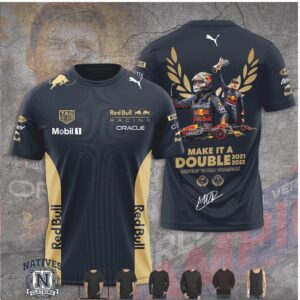 Max Verstappen Make It A Double World Champion Racing T Shirt