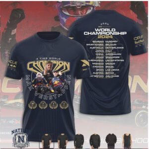 Max Verstappen Red Bull Racing 2024 Championship Tour T Shirt