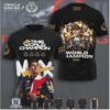 Max Verstappen Red Bull Racing Four Time World Champion 2024 T Shirt Max Verstappen Red Bull Racing Four Time World Champion 2024 T Shirt