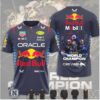Max Verstappen Red Bull Racing Navy Camo Number 3 T Shirt Max Verstappen Red Bull Racing Navy Camo Number 3 T Shirt