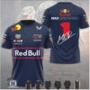 Max Verstappen Red Bull Racing Podiums Collage Style T Shirt Max Verstappen Red Bull Racing Podiums Collage Style T Shirt