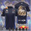 Max Verstappen Red Bull Racing Trophy Winner Graphic T Shirt Max Verstappen Red Bull Racing Trophy Winner Graphic T Shirt