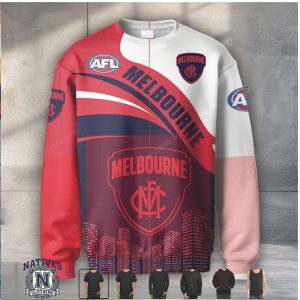 Melbourne Demons AFL City Skyline Apparel