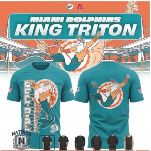 Miami Dolphins King Triton NFL Disney T Shirt
