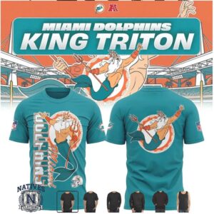 Miami Dolphins King Triton NFL Disney T Shirt