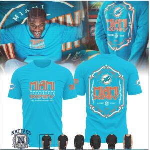 Miami Dolphins NFL Madrid Game Football Jersey T Shirt