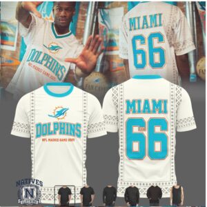Miami Dolphins NFL Madrid Game Jersey Football T Shirt
