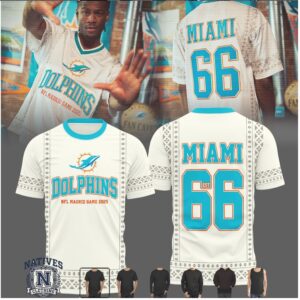 Miami Dolphins NFL Madrid Game Jersey Football T Shirt