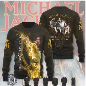 Michael Jackson King Of Pop 1958 2009 Gold Tribute T Shirt