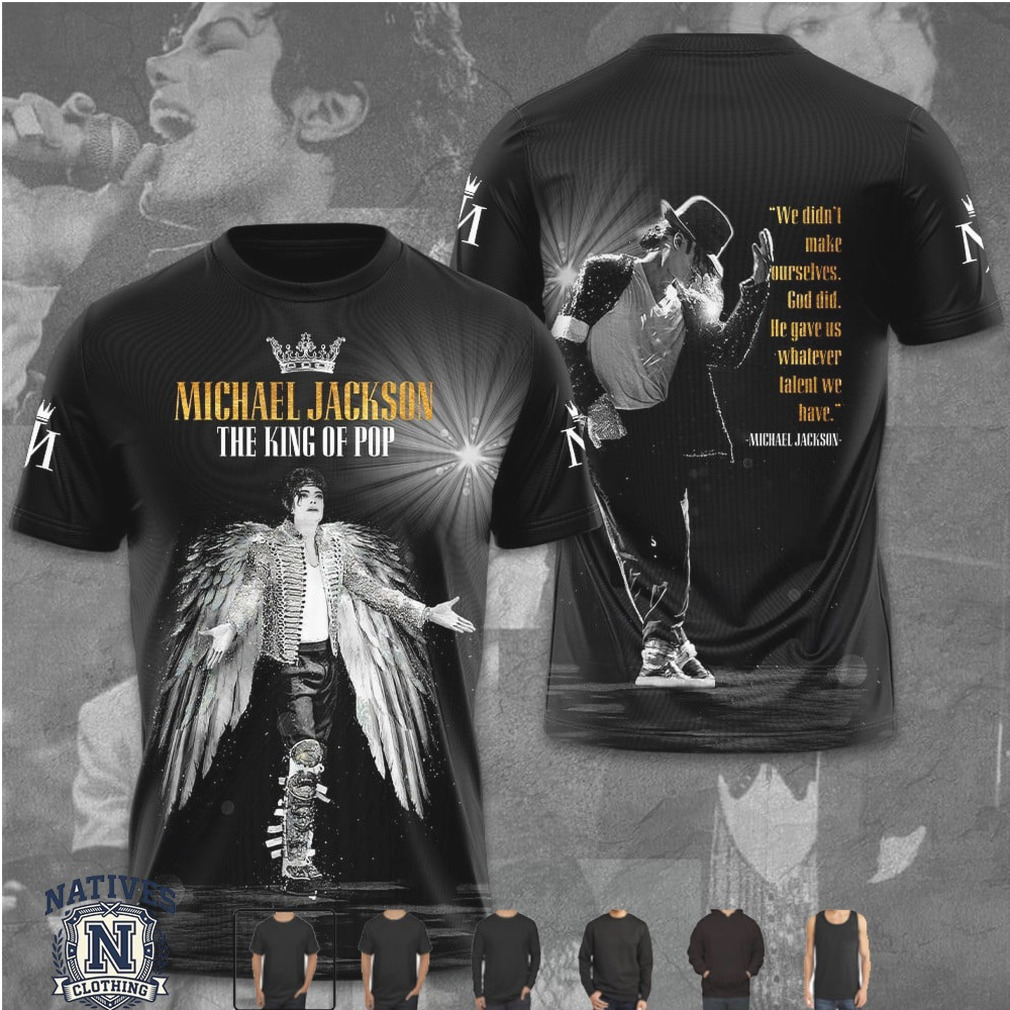 Michael Jackson King Of Pop Angel Wings God Given Talent T Shirt Michael Jackson King Of Pop Angel Wings God Given Talent T Shirt