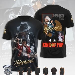 Michael Jackson King Of Pop Vintage Graphic T Shirt