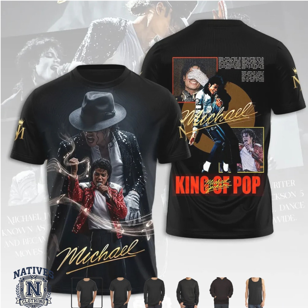Michael Jackson King Of Pop Vintage Graphic T Shirt Michael Jackson King Of Pop Vintage Graphic T Shirt
