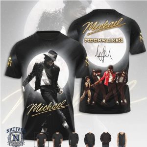 Michael Jackson Moonwalker Signature Dance Moon T Shirt