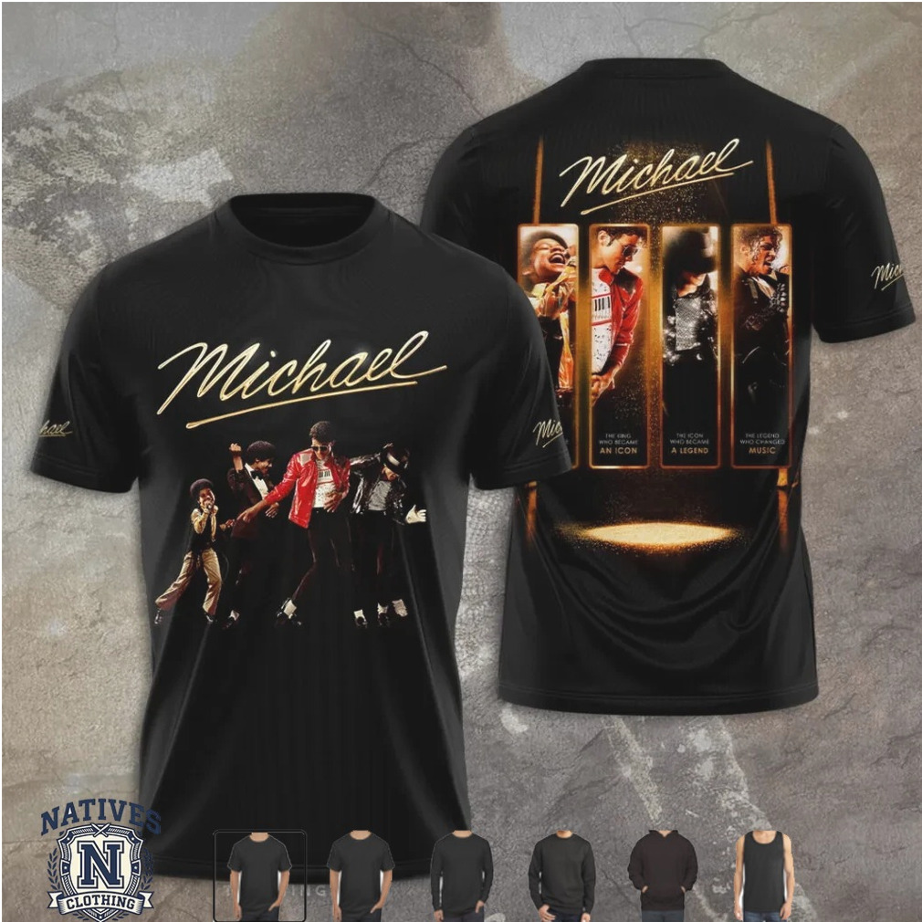 Michael Jackson Music Legend Evolution Tribute T Shirt Michael Jackson Music Legend Evolution Tribute T Shirt
