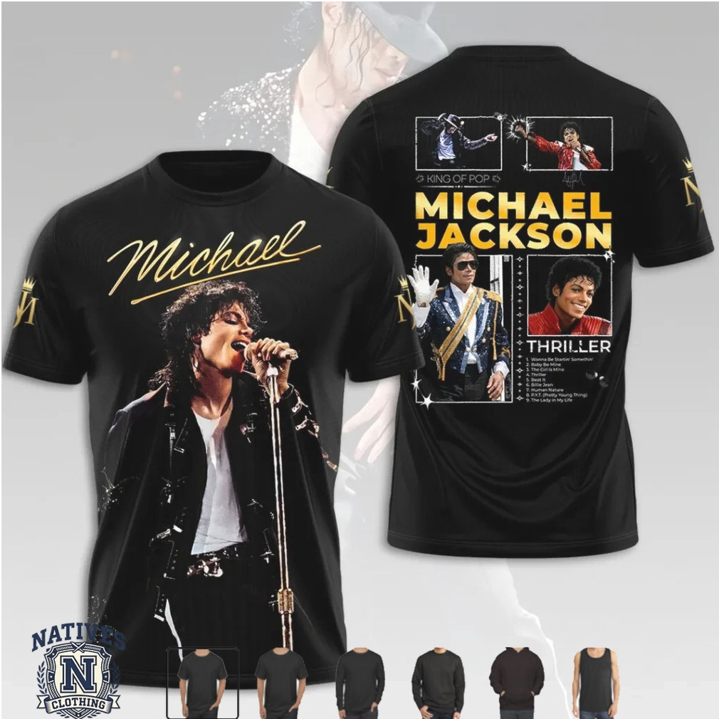 Michael Jackson Thriller Album Era Performance T Shirt Michael Jackson Thriller Album Era Performance T Shirt
