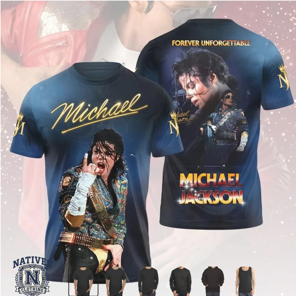 Michael Jackson Unforgettable Performance Legend T Shirt Michael Jackson Unforgettable Performance Legend T Shirt