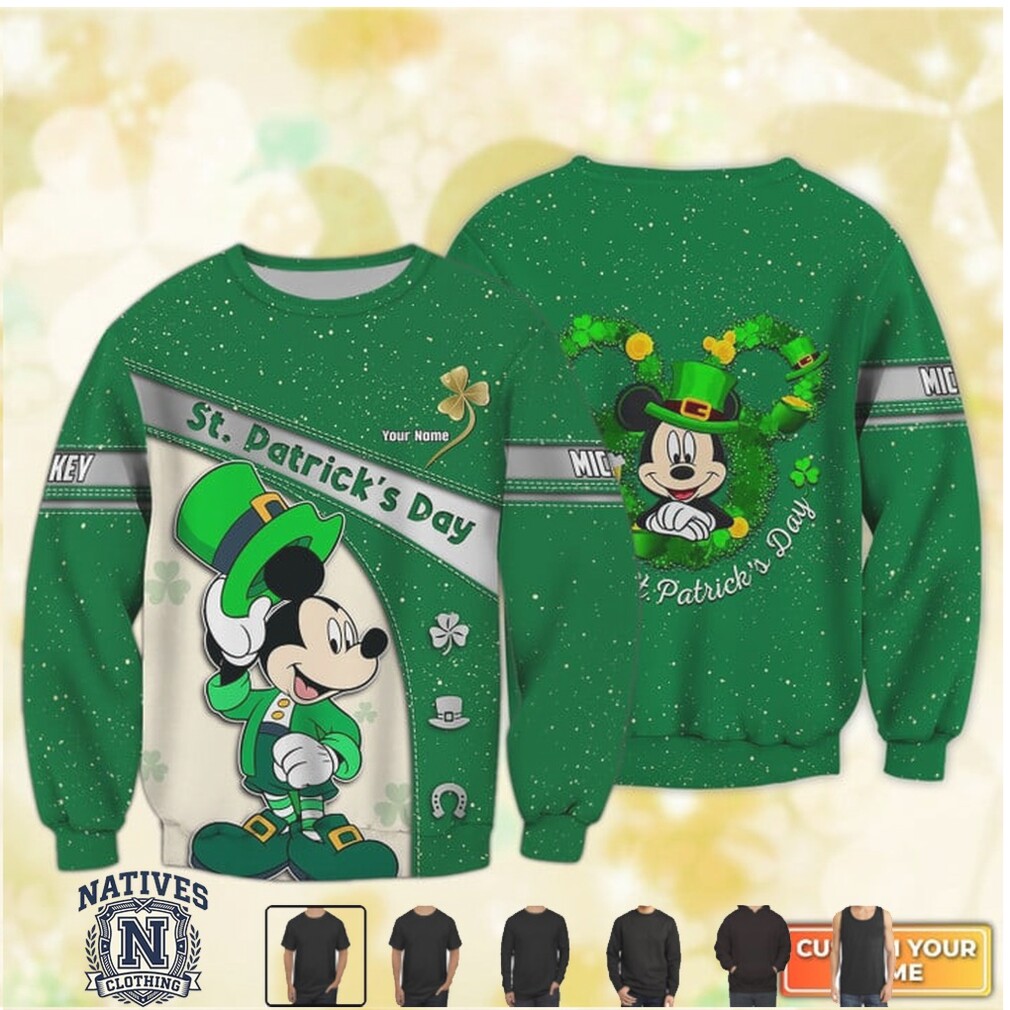 Mickey Mouse St Patricks Day Leprechaun Green Lucky T Shirt Mickey Mouse St Patricks Day Leprechaun Green Lucky T Shirt