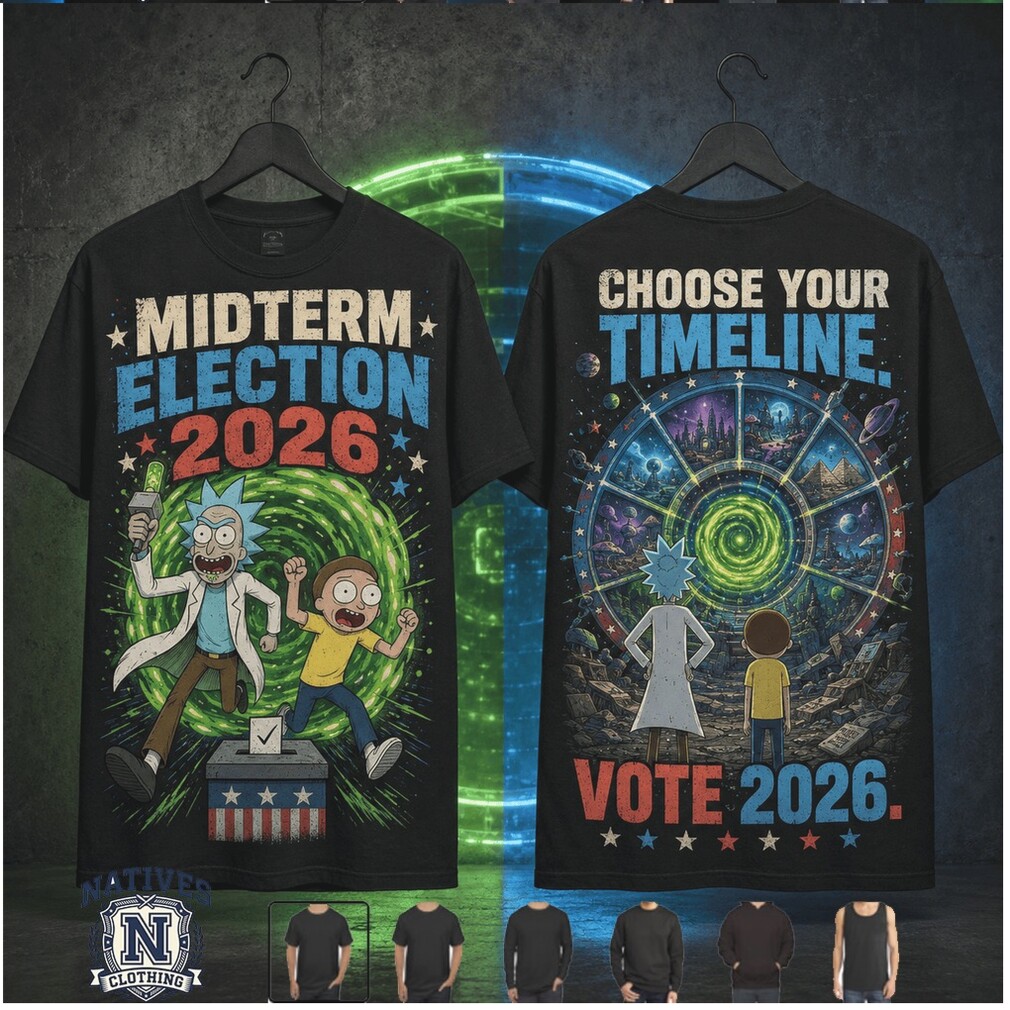 Midterm Election 2026 Portal Sci Fi Voting Graphic T Shirt Midterm Election 2026 Portal Sci Fi Voting Graphic T Shirt