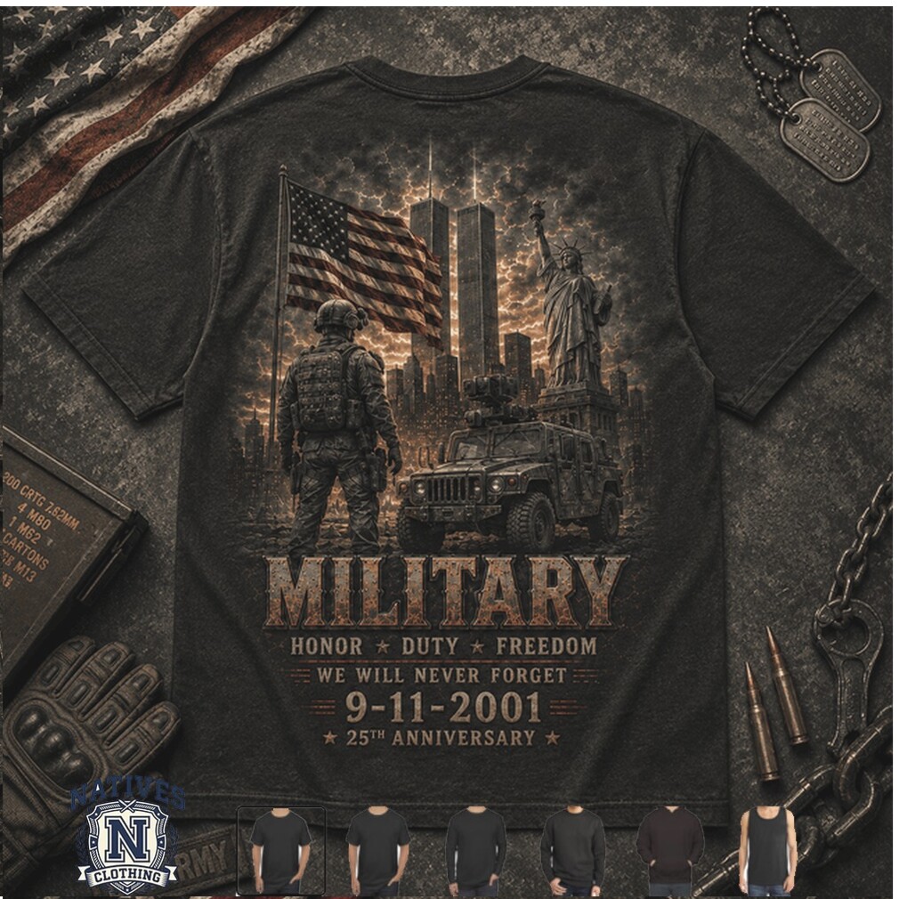 Military 9 11 2001 25th Anniversary Freedom T Shirt Military 9 11 2001 25th Anniversary Freedom T Shirt