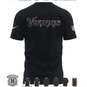 Minnesota Vikings Crucial Catch Intercept Cancer Logo T Shirt