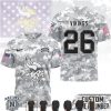 Minnesota Vikings Camo Custom Name Number Performance T Shirt Minnesota Vikings Camo Custom Name Number Performance T Shirt
